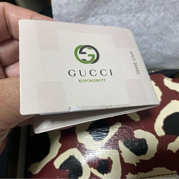 *RARE* Gucci Leather Leopard Coin Key Pouch wallet - Picture 5 of 8